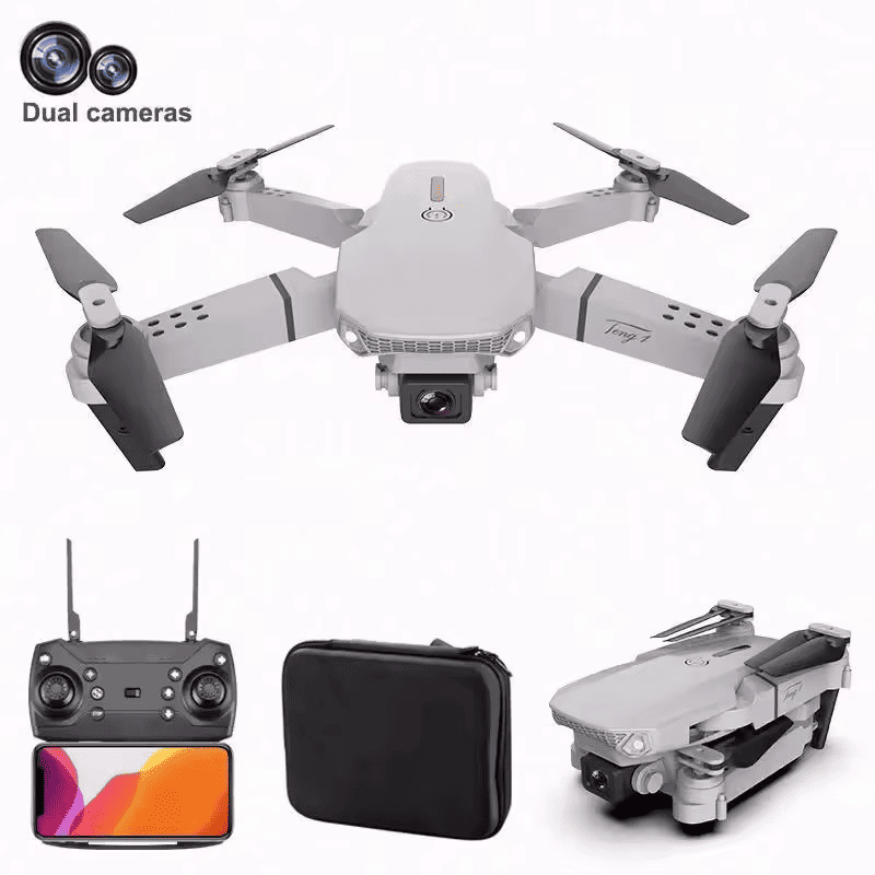 Mini Drone E88 4K HD Cámara 4 Ejes Plega