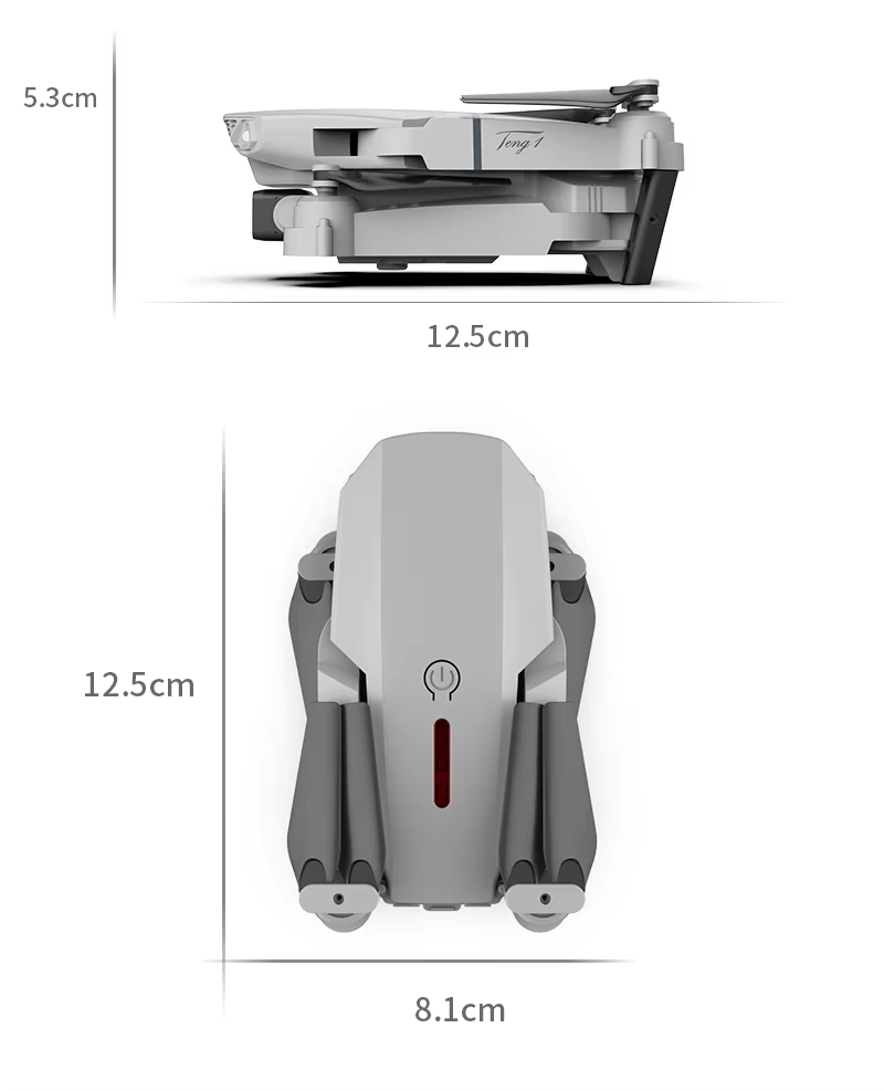 Mini Drone E88 4K HD Cámara 4 Ejes Plega